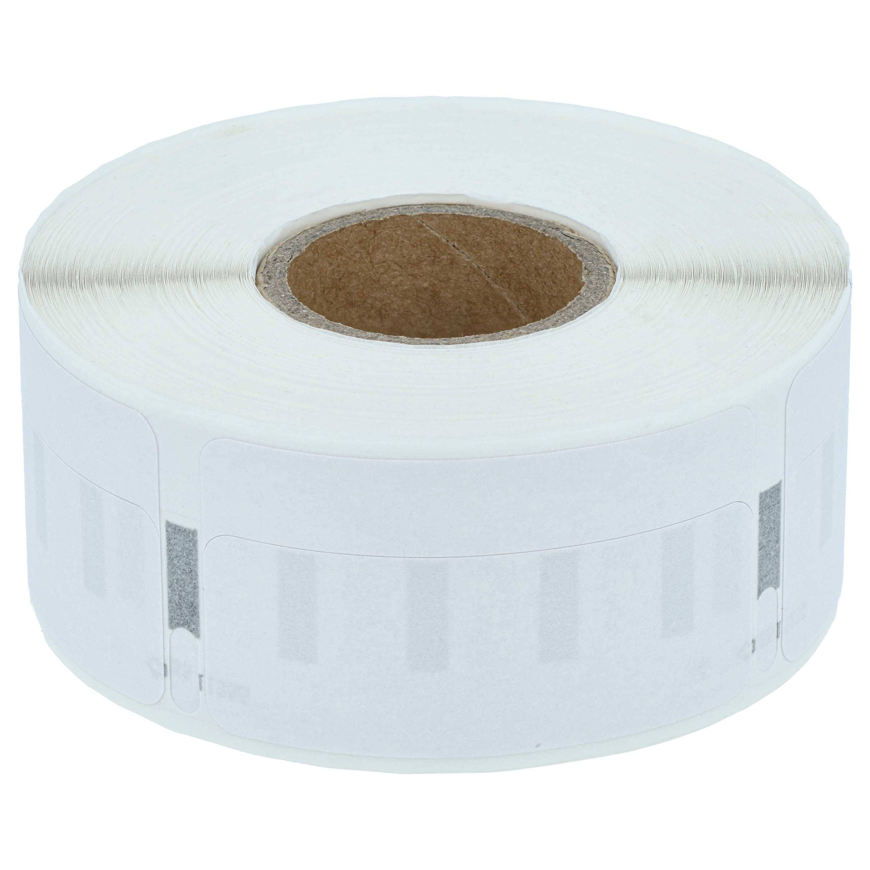 vhbw 50x Etiketten-Rolle 19mm x 51mm (220 Etiketten) kompatibel mit Dymo LabelWriter 310, 310 II, 320, 330, 320 II Etiketten-Drucker Weiß
