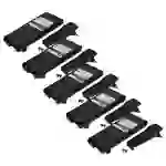 vhbw 5x Akku kompatibel mit Icom IC-F30GS, IC-F30GT, IC-F22SR, IC-F30FS Funkgerät, Walkie Talkie (2300 mAh, 7,2 V, NiMH) + Gürtelclip vhbw 5x Akku kompatibel mit Icom IC-F30GS, IC-F30GT, IC-F22SR, IC-F30FS Funkgerät, Walkie Talkie (2300 mAh, 7,2 V, NiMH) + Gürtelclip