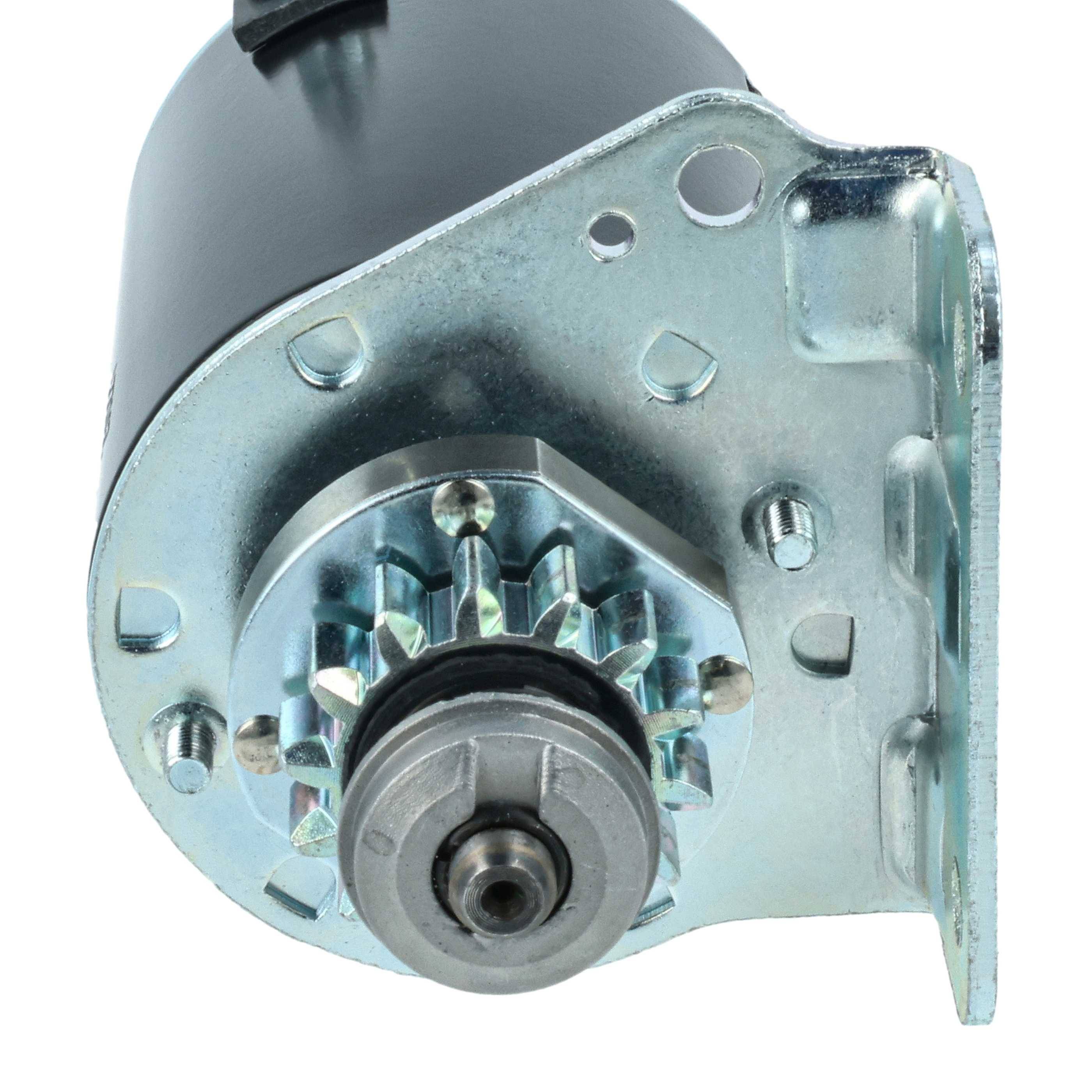 vhbw Anlasser Ersatz für Briggs & Stratton 693552 für Motor - Starter mit 14 Zahn Stahlritzel, 12 V