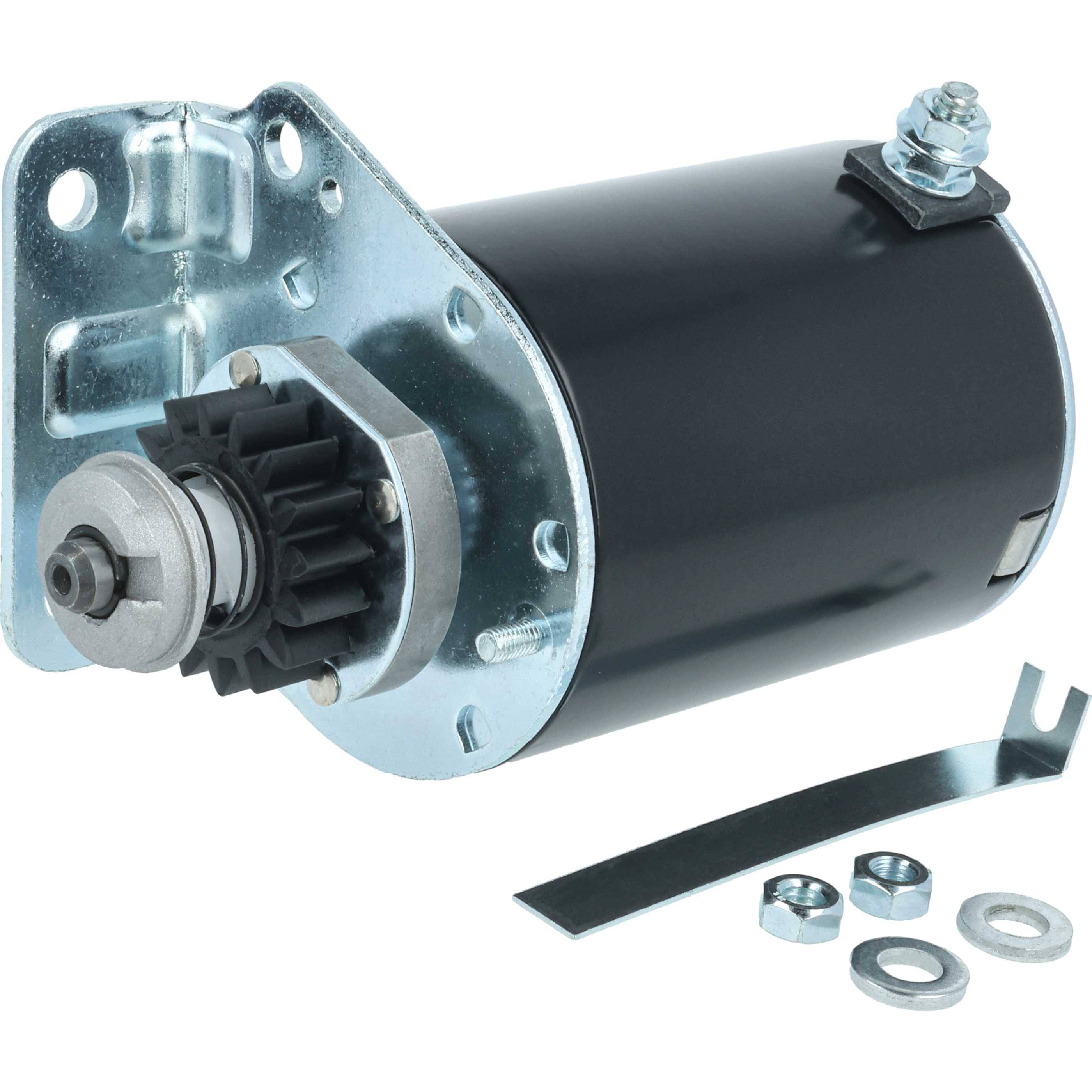 vhbw Anlasser Ersatz für BRIGGS & STRATTON 6390551 für Motor - Starter mit 16 Zahn Kunststoffritzel, 12 V