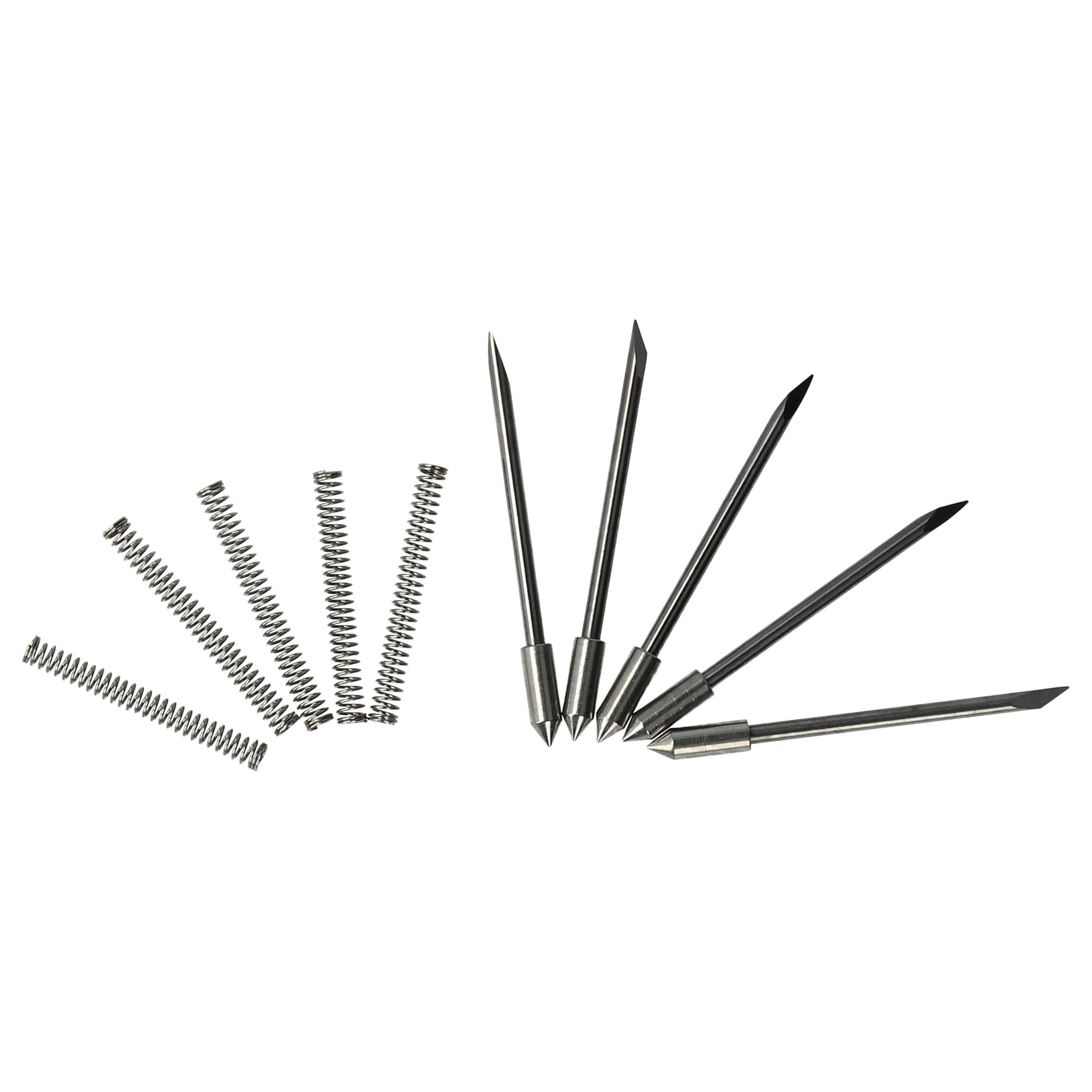 vhbw 5x Plottermesser Ersatz für Graphtec CB09-60° für Schneideplotter - 60° Schneidewinkel