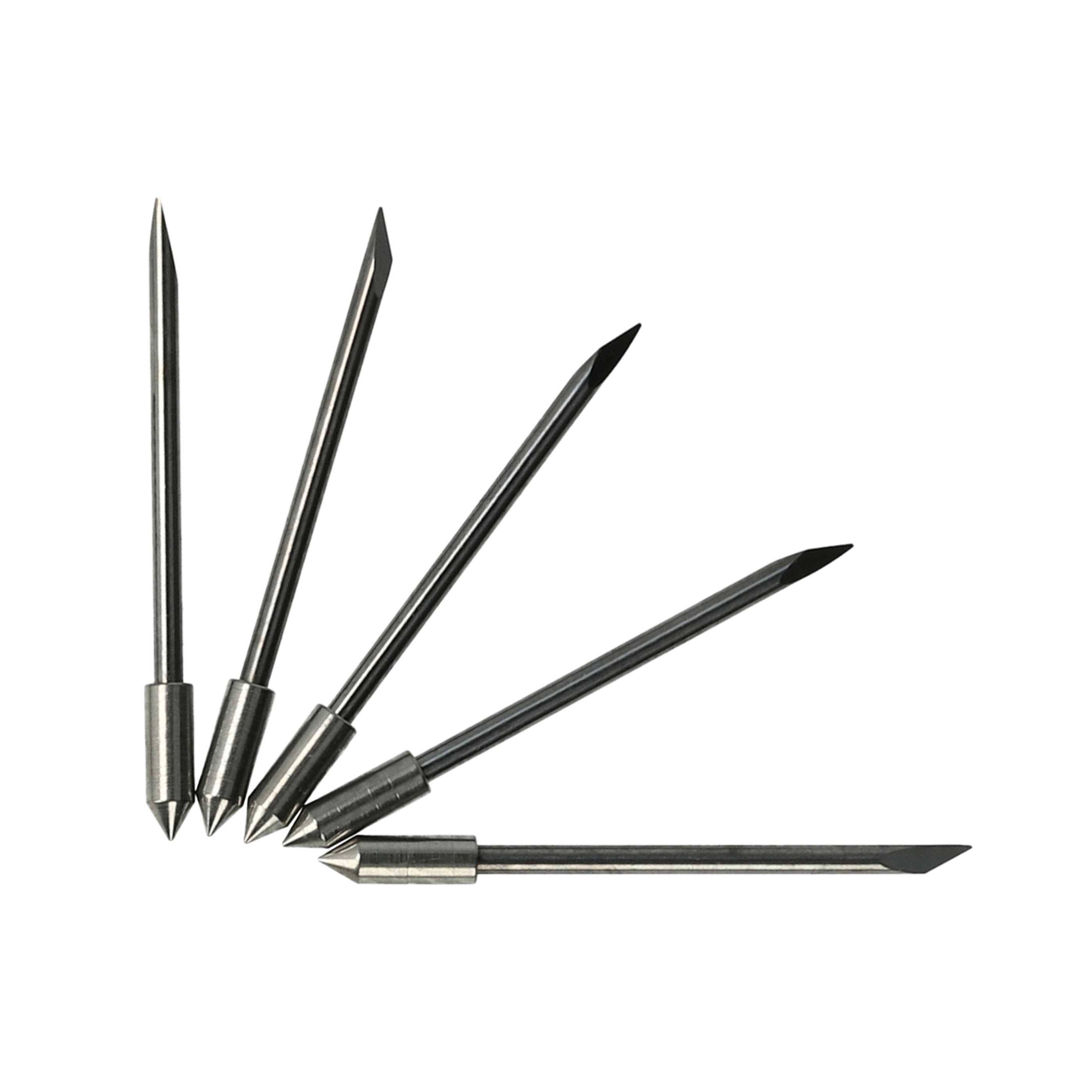 vhbw 5x Plottermesser kompatibel mit Encad Novacut Schneideplotter - 60° Schneidewinkel