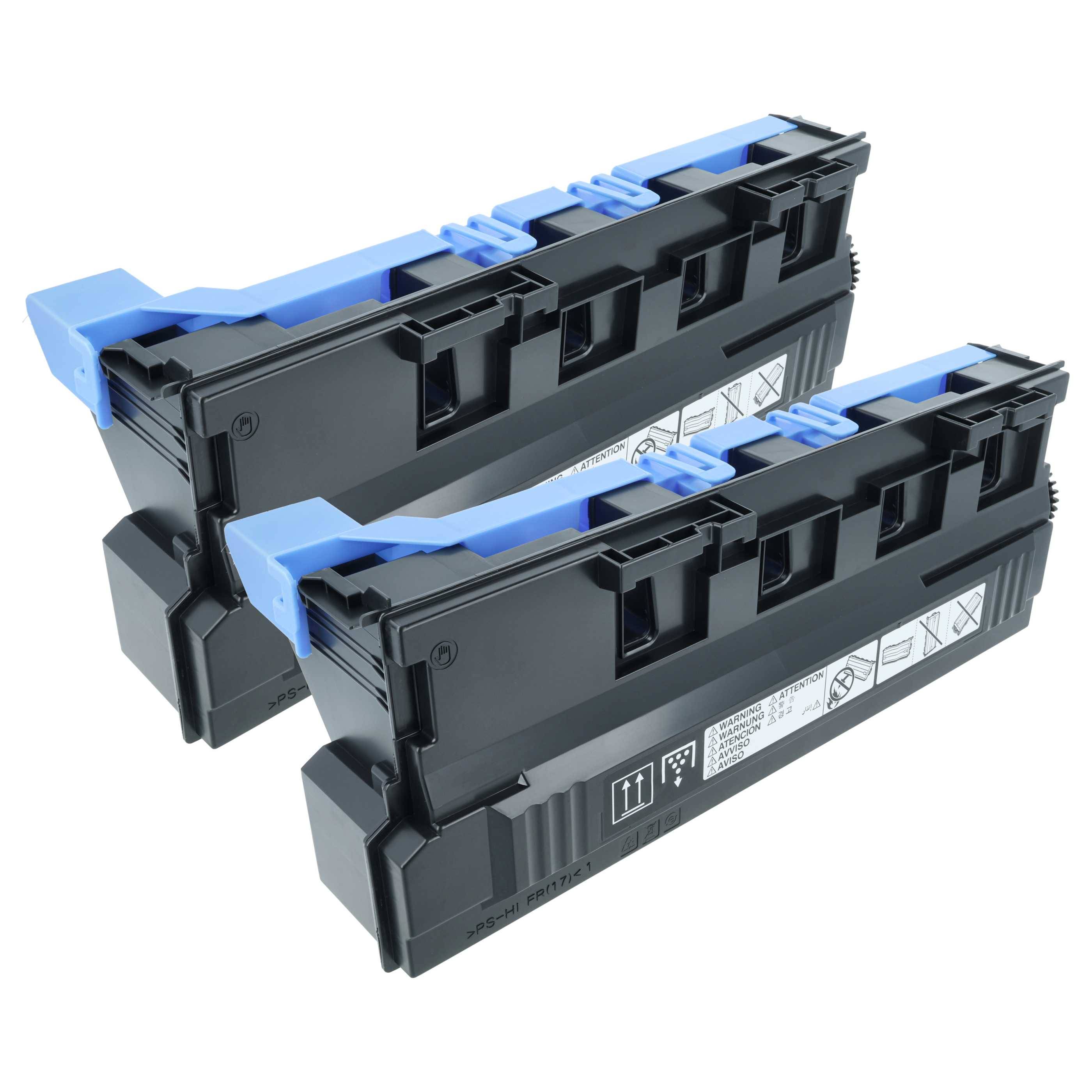 vhbw 2x Resttonerbehälter Ersatz für Konica Minolta WX-105, A8JJ-WY1 für Laser-Drucker