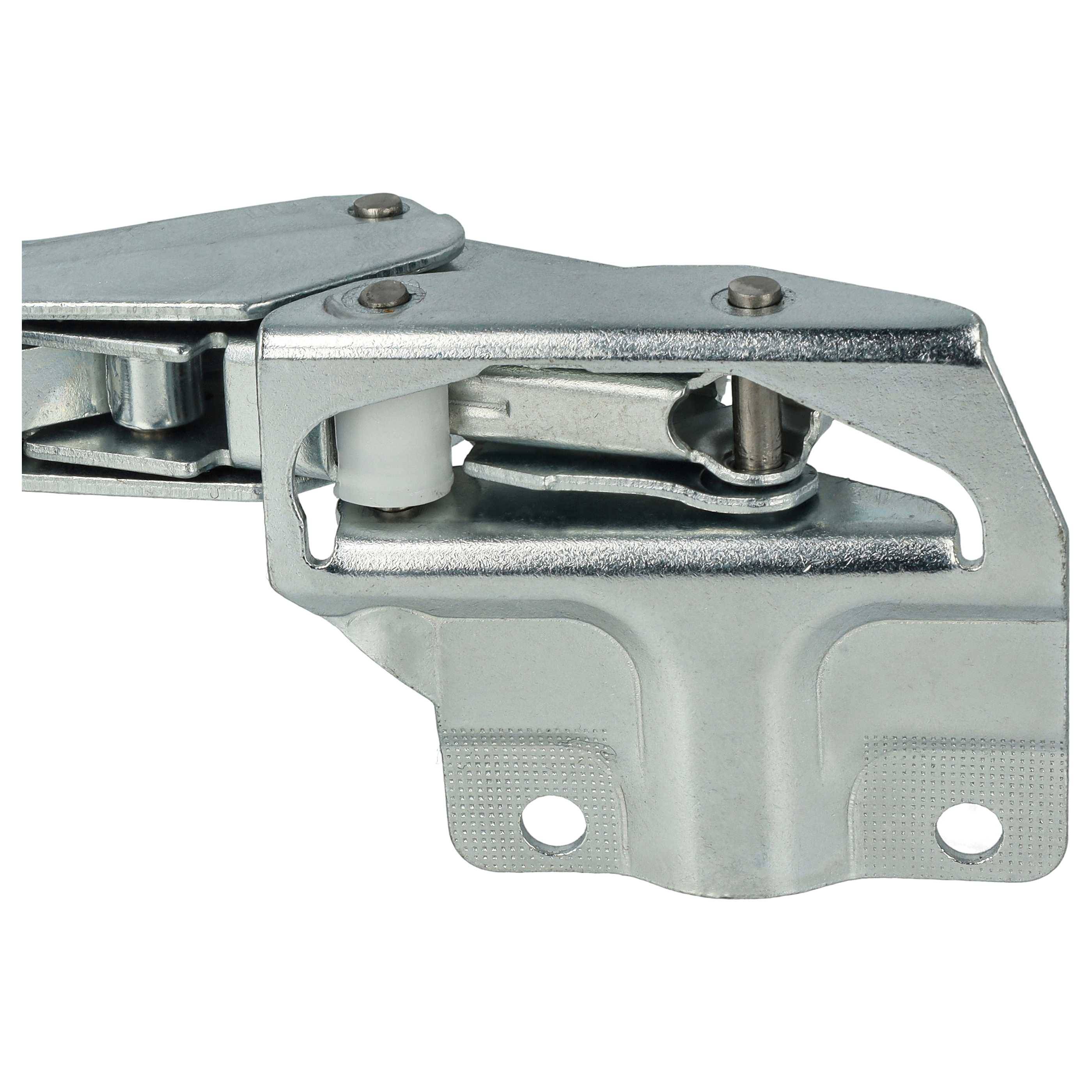vhbw 2x Türscharnier kompatibel mit Siemens KI28VA20FF, KI28VA40GB, KI28V440, KI28VA50, KI30E440 Kühlschrank - Reparatur-Set