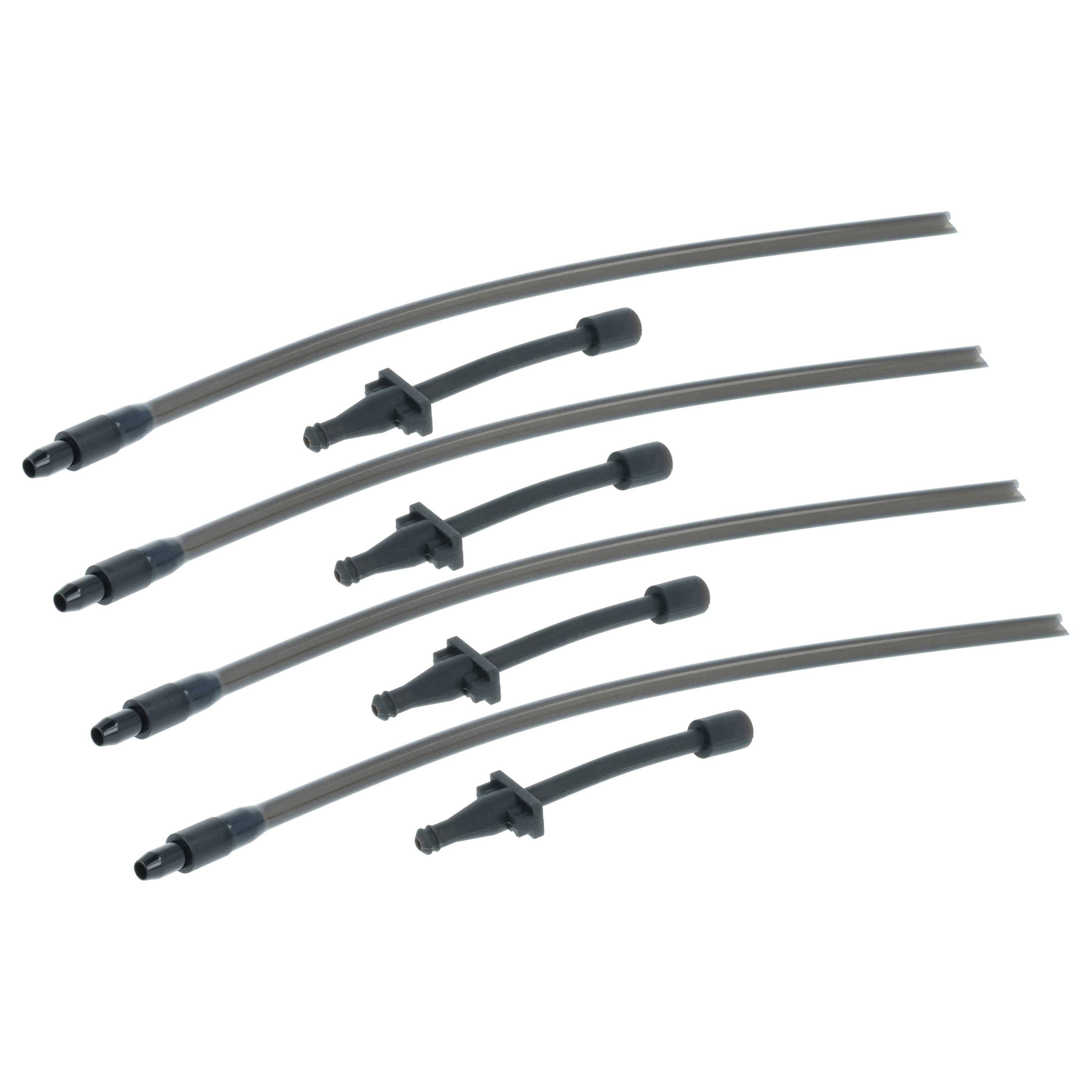 vhbw 4x Milchschlauch-Set kompatibel mit Siemens TI907501DE/03, TI907501DE/02 Kaffeemaschinen - 4x Milchschlauch, 4x Milchadapter