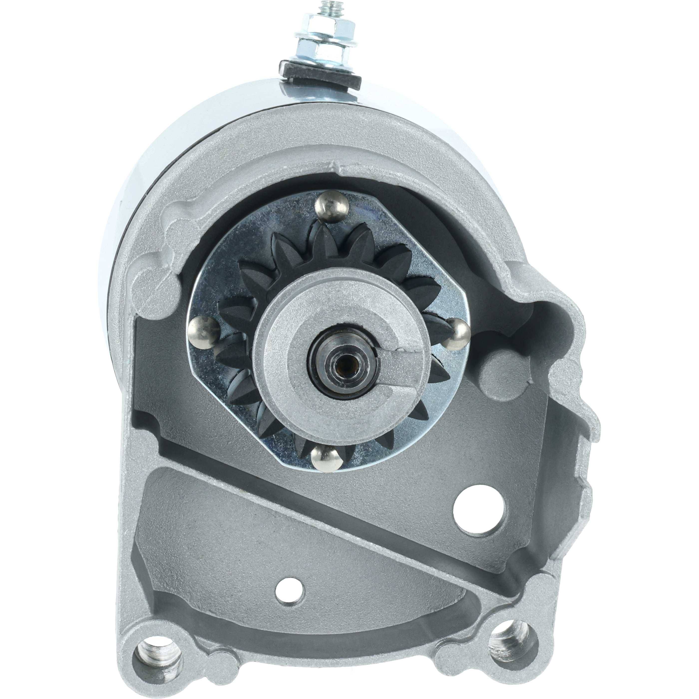 vhbw Anlasser kompatibel mit Briggs & Stratton 400707 1209-01, 1213-01, 1212-01, 1211-01, 1210-01 Motor - Starter mit 16 Zahn