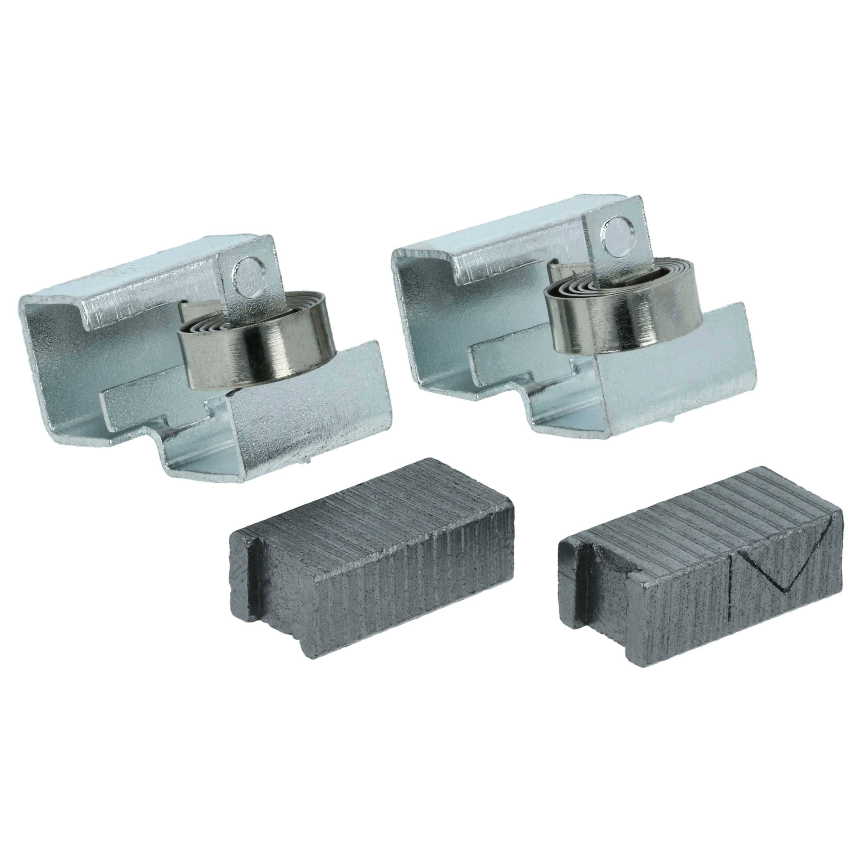 vhbw 2x Kohlebürste kompatibel mit Bosch MUM4600GB/02, MUM4600GB/03, MUM4600UC/01, MUM4600UC/02, MUM4600EU/03, MUM4600GB/01 Küchenmaschine