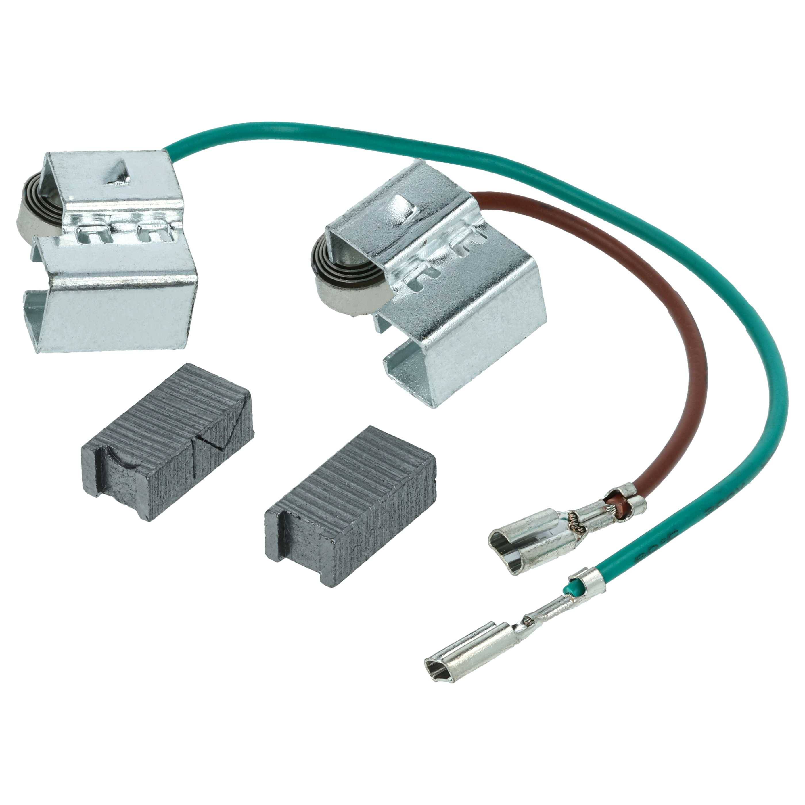 vhbw 2x Kohlebürste 13 x 5 x 7 mm kompatibel mit Bosch MUM4410DE/08, MUM4426/05, MUM4409/08, MUM4410DE/05, MUM4410DE/07 Küchenmaschine