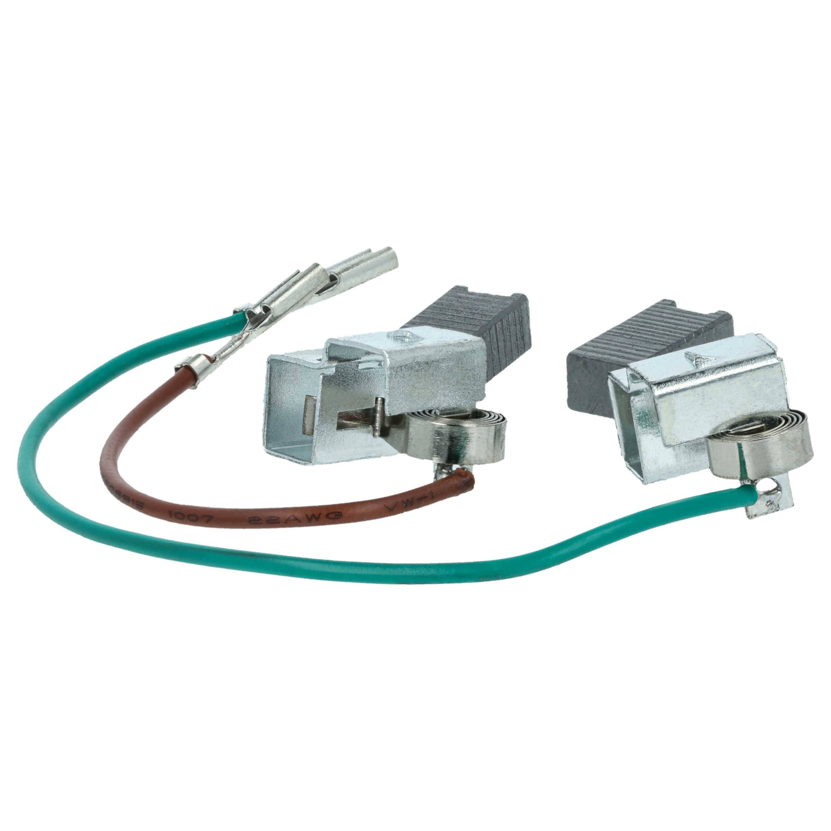 vhbw 2x Kohlebürste 13 x 5 x 7 mm kompatibel mit Bosch MUM48CR2/05, MUM48R1/05, MUM48R1/08, MUM48R1/07, MUM48R1GB/05 Küchenmaschine