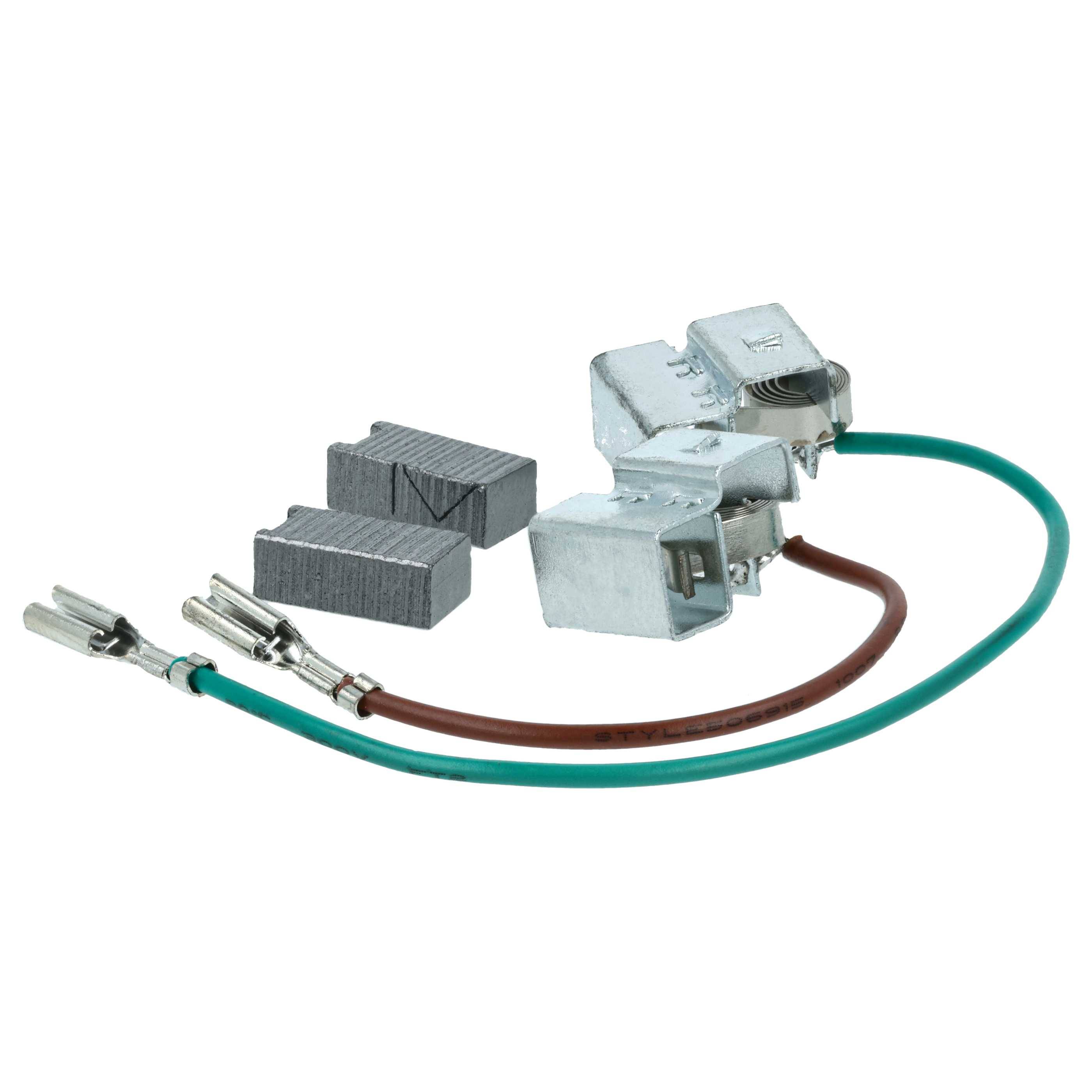 vhbw 2x Kohlebürste 13 x 5 x 7 mm kompatibel mit Bosch MUM48CR2/05, MUM48R1/05, MUM48R1/08, MUM48R1/07, MUM48R1GB/05 Küchenmaschine