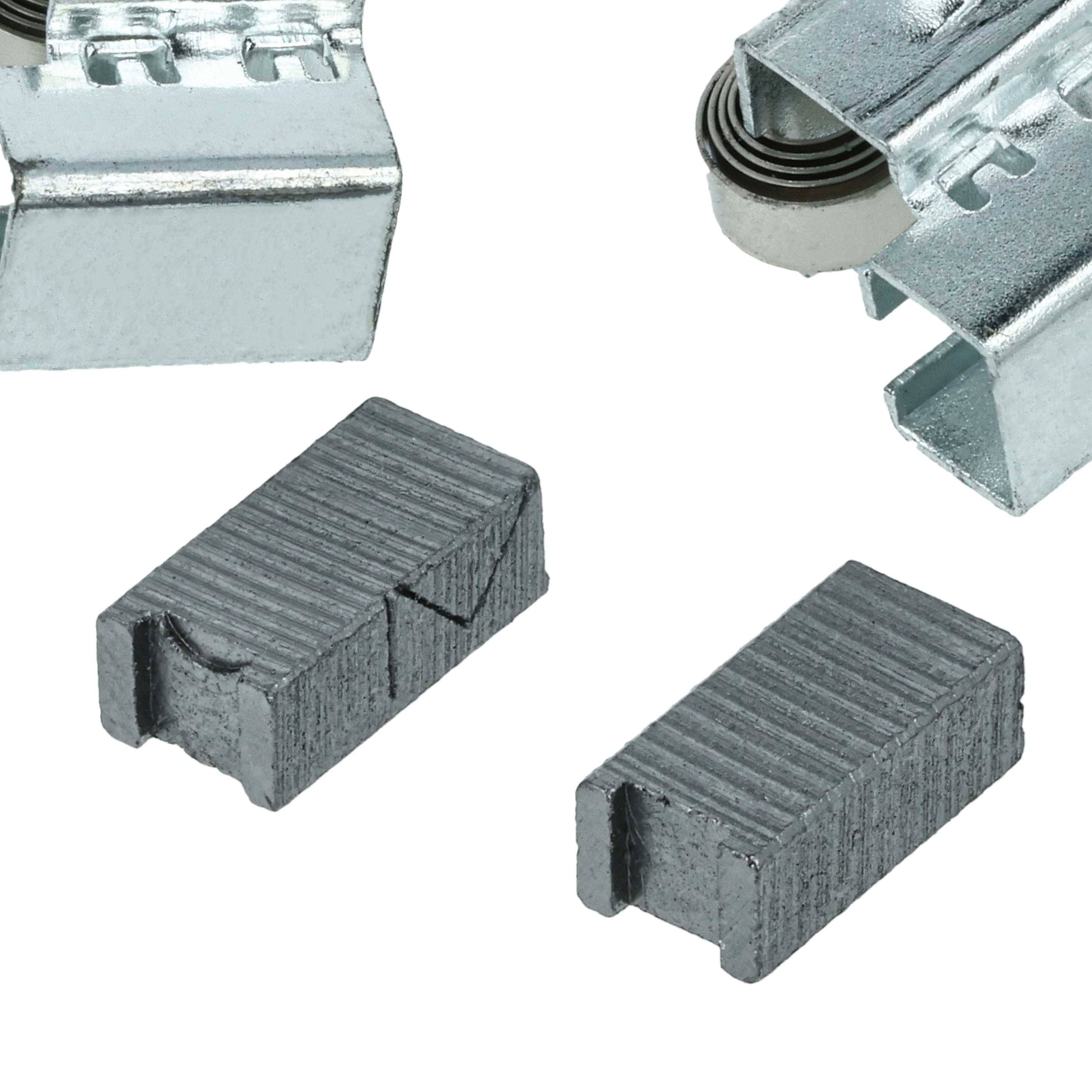 vhbw 2x Kohlebürste 13 x 5 x 7 mm kompatibel mit Bosch MUM48CR2/05, MUM48R1/05, MUM48R1/08, MUM48R1/07, MUM48R1GB/05 Küchenmaschine