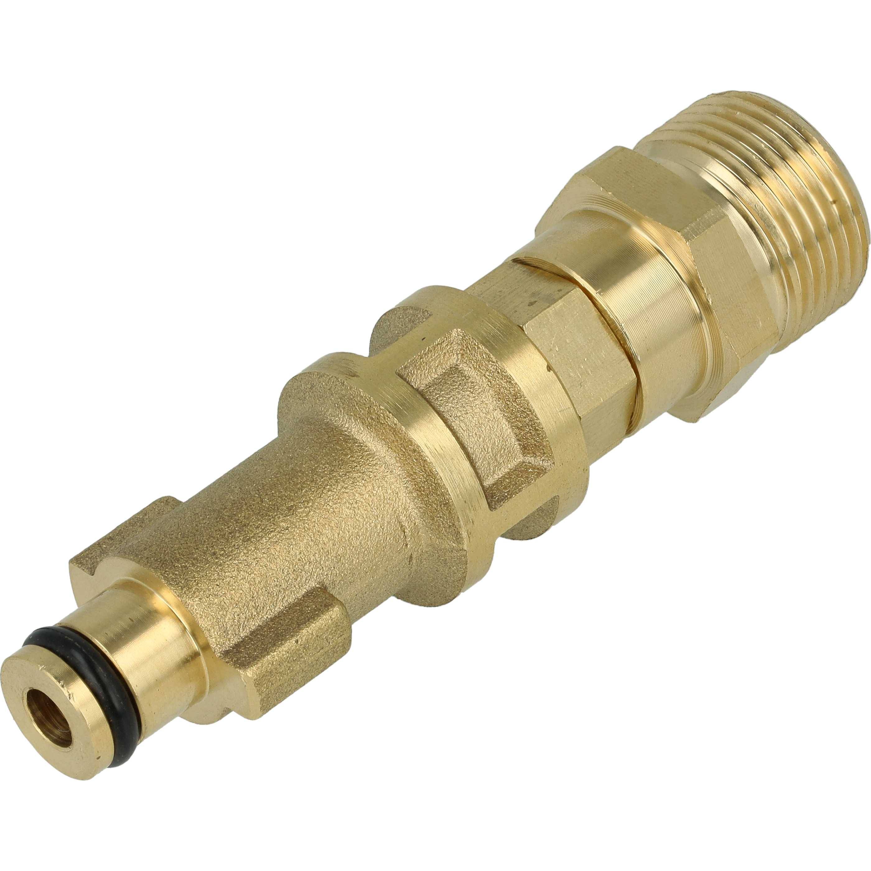 vhbw 2-tlg. Zubehör-Set kompatibel mit Bosch Aquatak 1250 Plus, 1200 Plus Hochdruckreiniger - Anschlussadapter, Verlängerungsschlauch