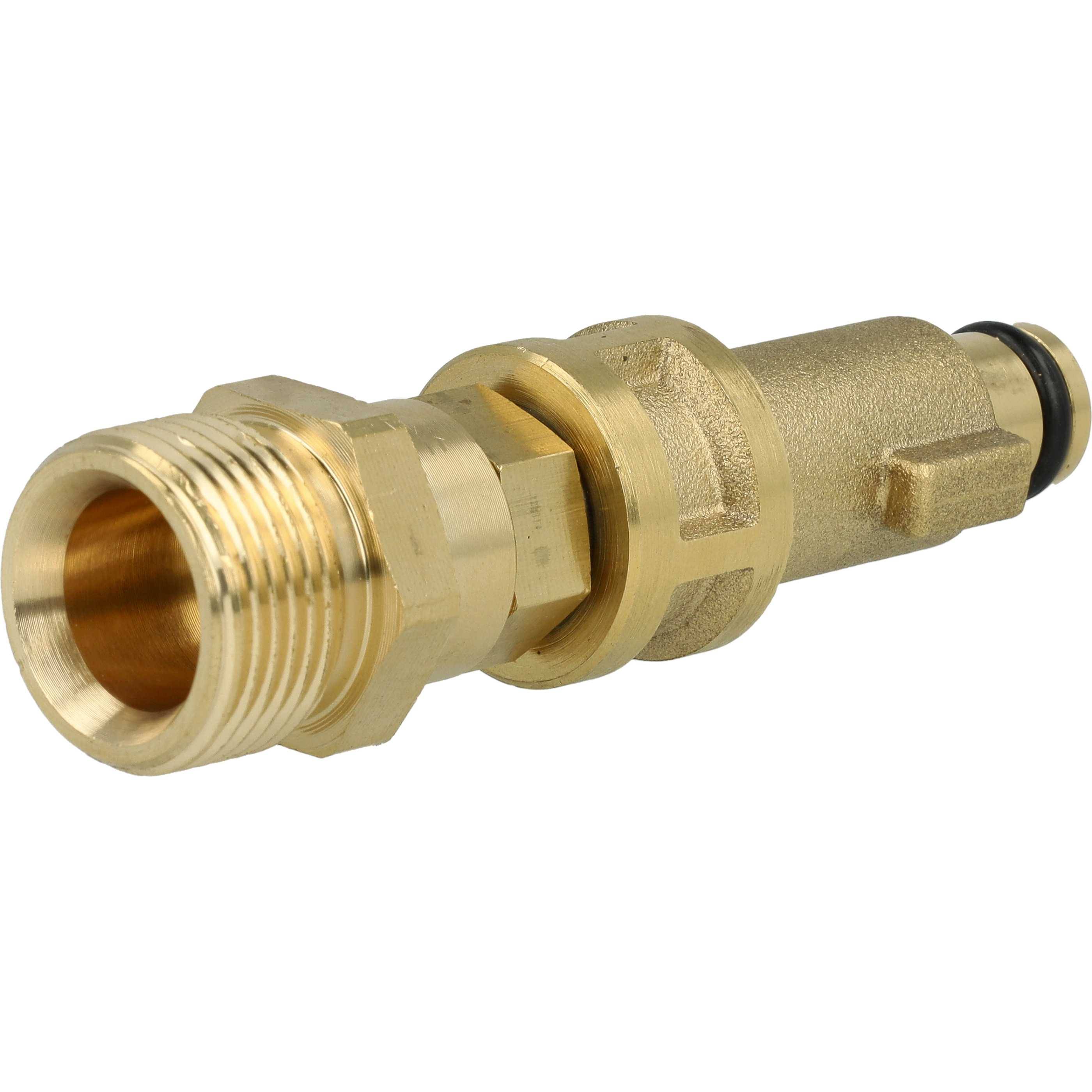 vhbw 2-tlg. Zubehör-Set kompatibel mit Bosch Aquatak 10+, 115, 10, 110, 100 Hochdruckreiniger - Anschlussadapter, Verlängerungsschlauch