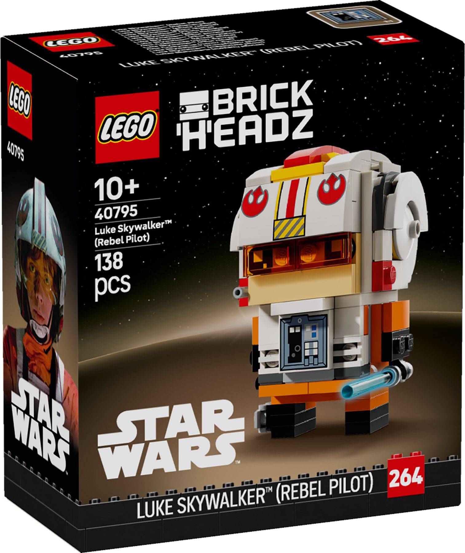 LEGO® BrickHeadz 40795 Luke Skywalker™ Rebellenpilot