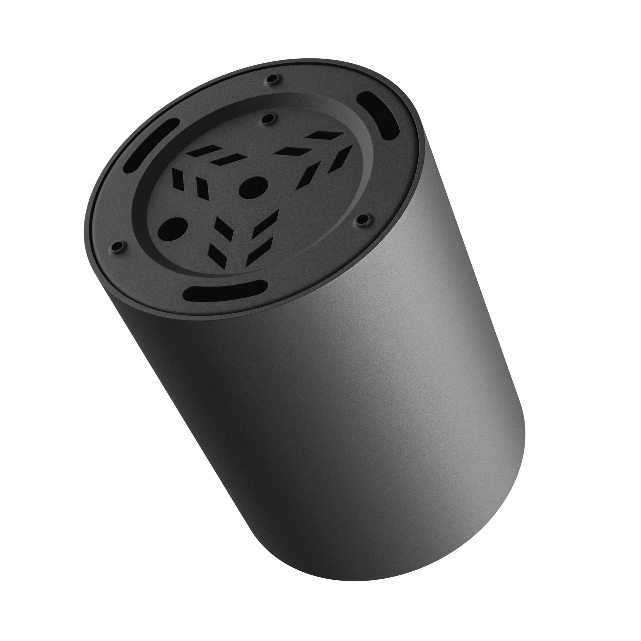 Spectrum LED Orbito Surface Deckenleuchte 14-27W rund 40° DIP SWITCH 3000lm schwarz IP44 Aufbau UGR>19 Warmweiß 3000K