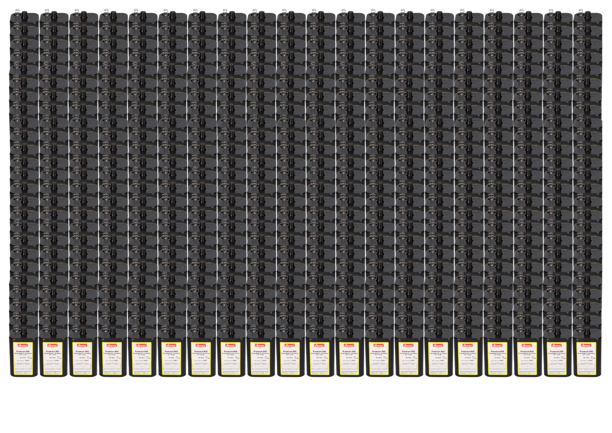Nissen 4R25 Premium 800 6V 7–9Ah Trockenbatterie 500er-Set