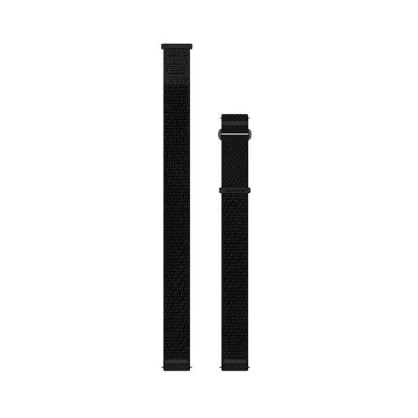 Garmin Schnellwechsel-Armband 18mm Nylon Schwarz/Schiefergrau
