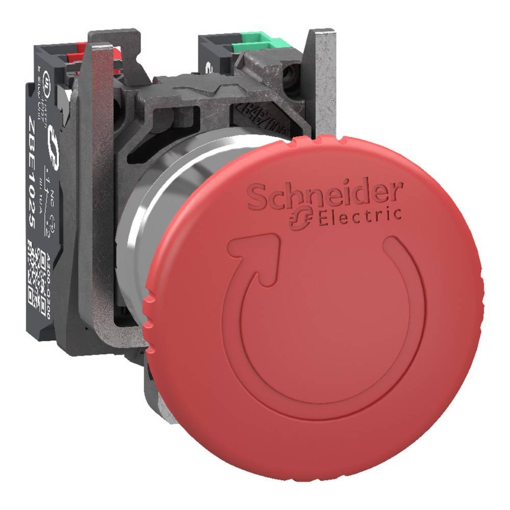 Schneider Electric Not-Aus 1S 1Ö Dreh. Überl. XB4BS84455