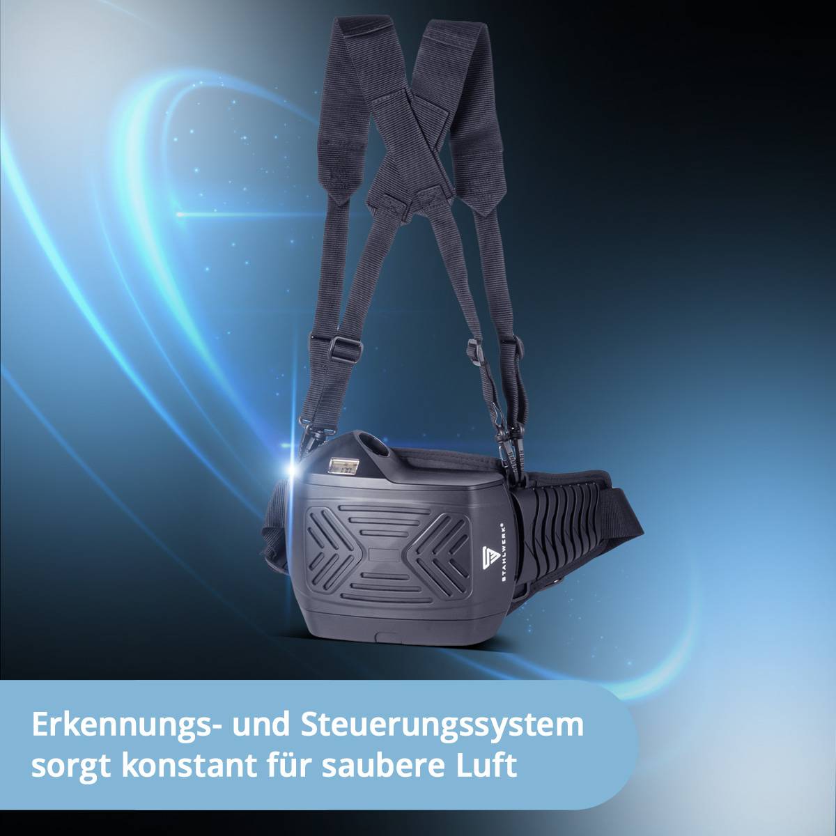STAHLWERK MASTER AIR Automatik Schweißhelm Frischluftsystem PAPR