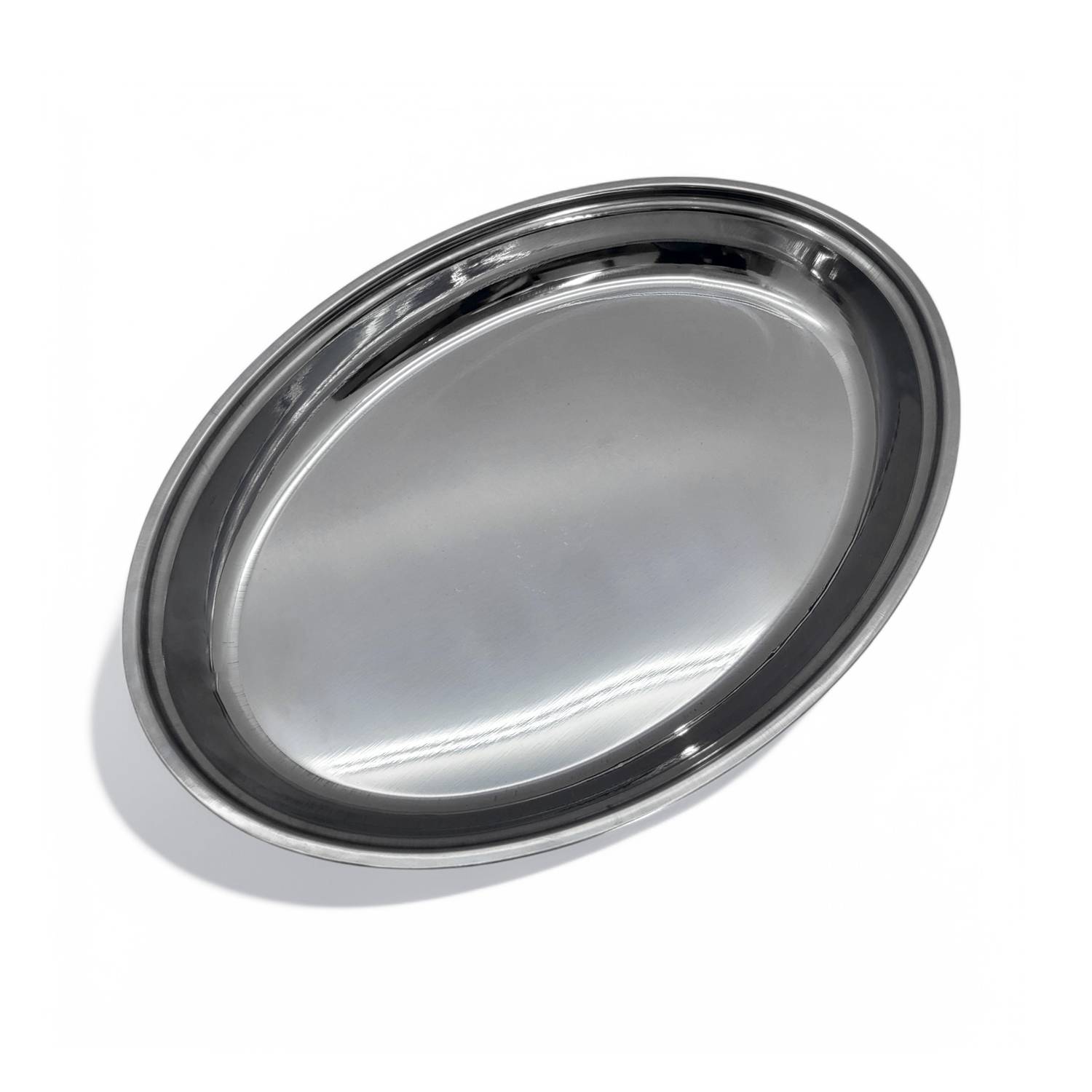 Serviertablett Tablett für Schaschlik oval 42 cm