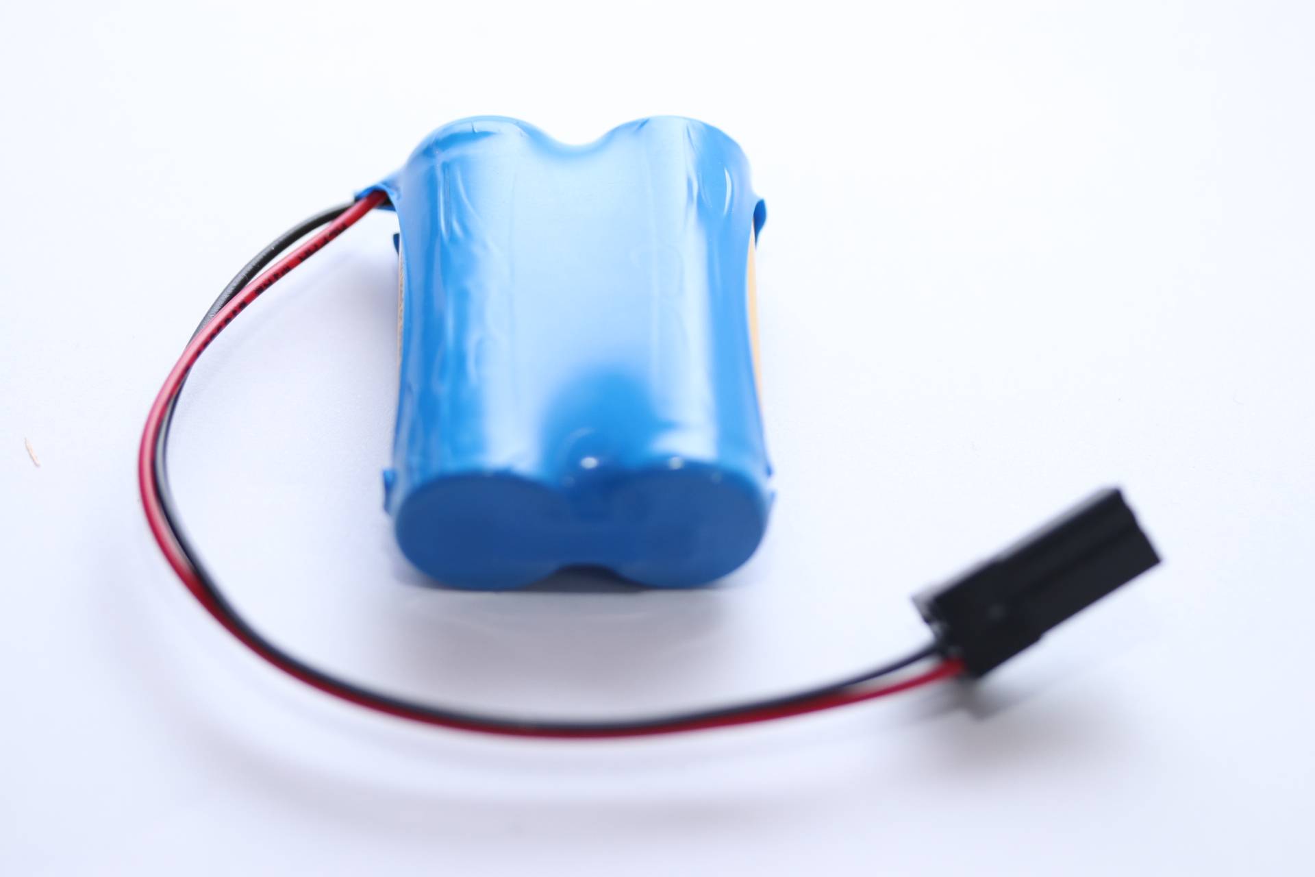 Pufferbatterie für FANUC CRX-10iA/L - 6 Volt 1800mAh Li-MnO2 mit AMP 1-1318120-3 Stecker