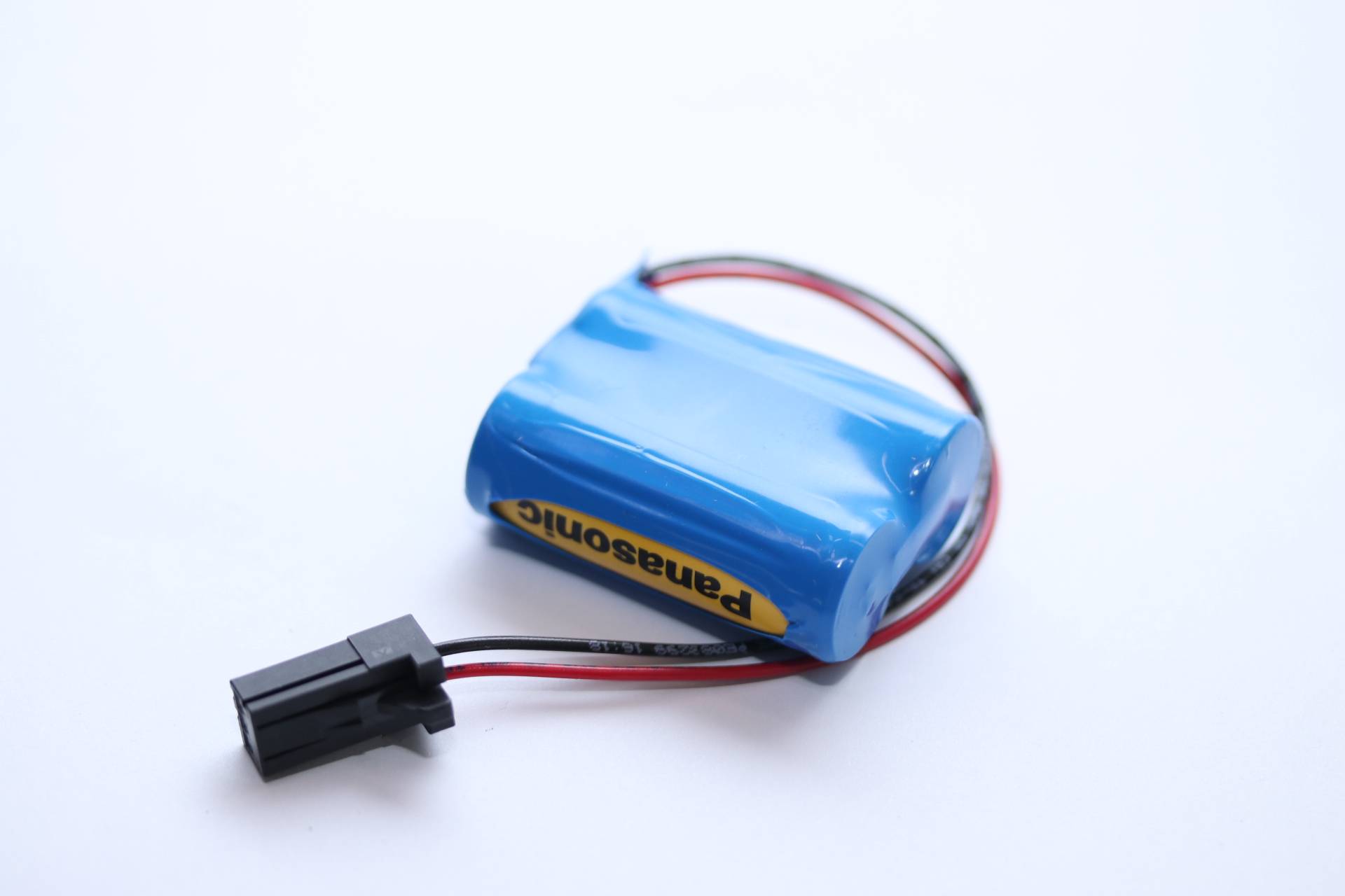 Pufferbatterie für FANUC CRX-10iA/L - 6 Volt 1800mAh Li-MnO2 mit AMP 1-1318120-3 Stecker