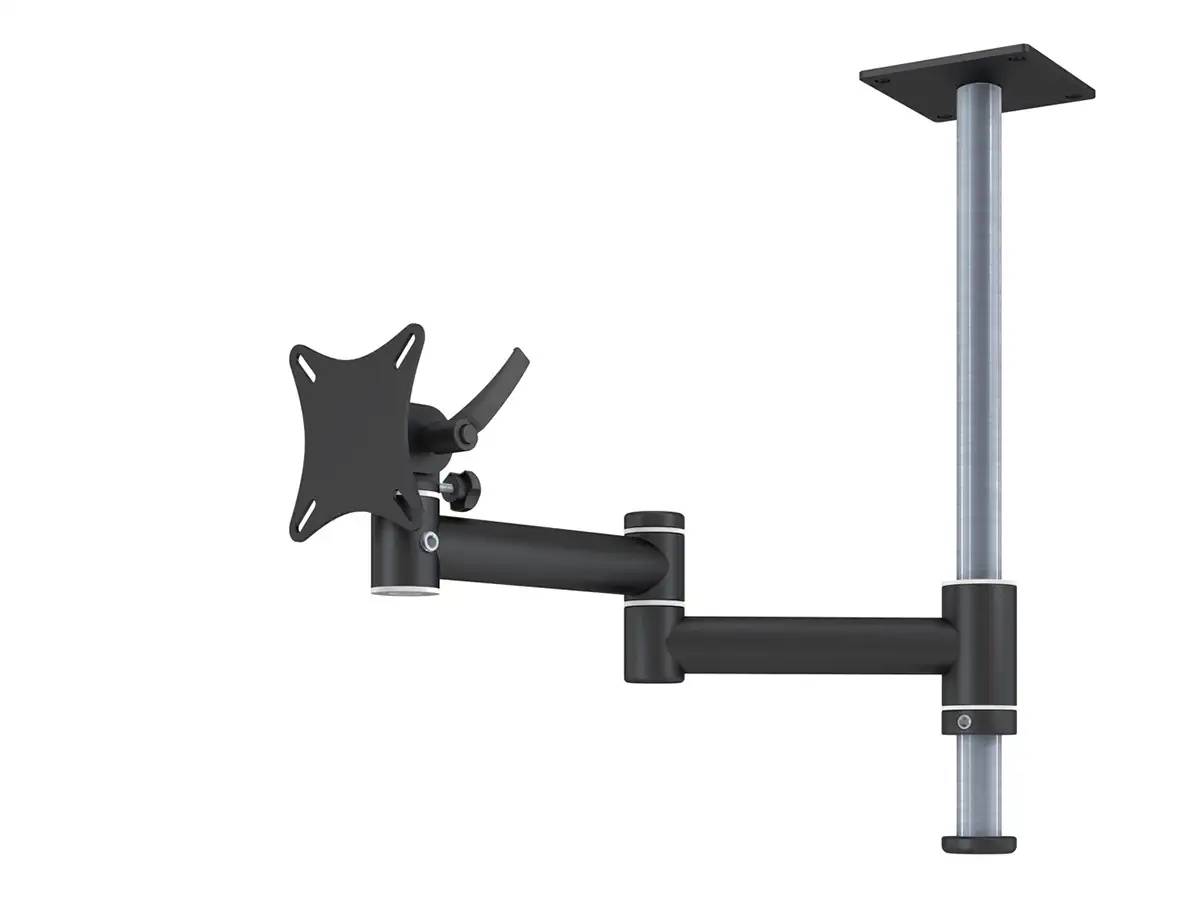 TFT-Vario Monitorhalter für 1 Bildschirm mit Deckenhalterung - 17"-32"
