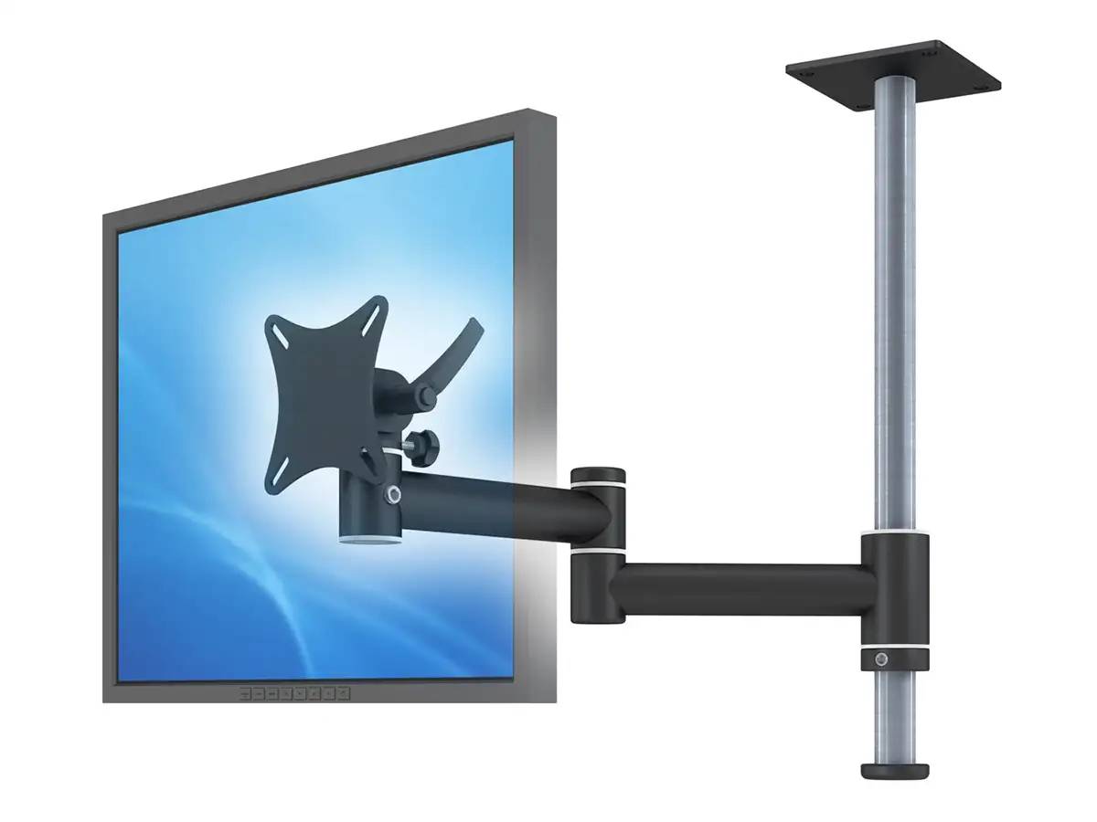 TFT-Vario Monitorhalter für 1 Bildschirm mit Deckenhalterung - 17"-32"