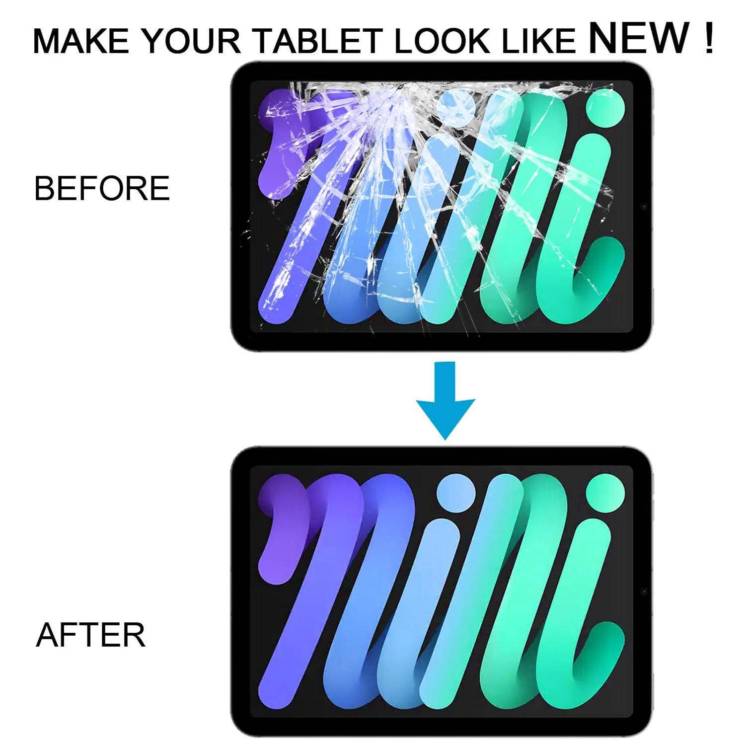 Für Apple iPad Pro 11 inch 2024 Touchscreen Glas Digitizer Ersatzteil Schwarz