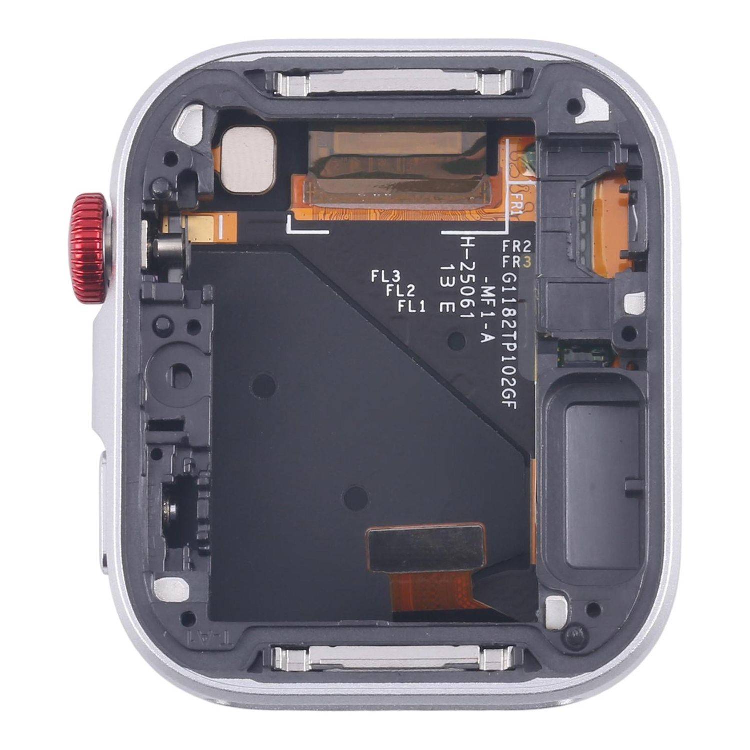 Für Huawei Watch Fit 4 LCD Display Ersatzteil mit Rahmen Rot Reparatur
