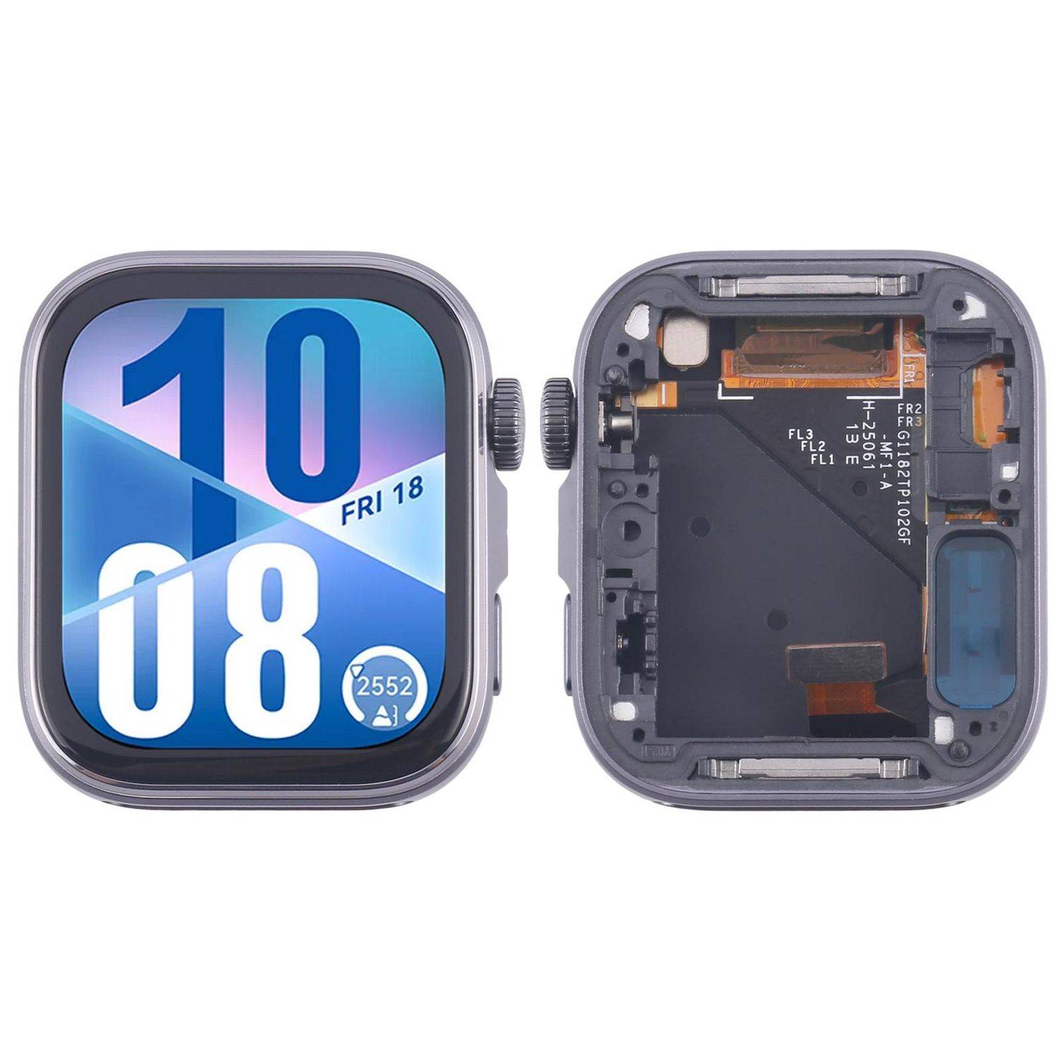 Für Huawei Watch Fit 4 LCD Display Ersatzteil mit Rahmen Schwarz Reparatur