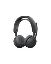 Schwarze Over-Ear-Kopfhörer mit gepolstertem Kopfbügel, entwickelt für Komfort und immersiven Klang.