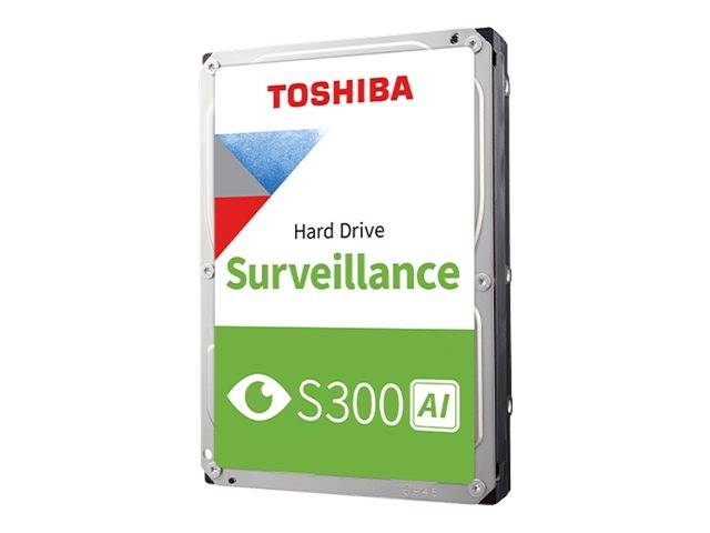 Toshiba S300 AI - Festplatte - Überwachung - 8 TB - intern - 3.5" (8.9 cm)