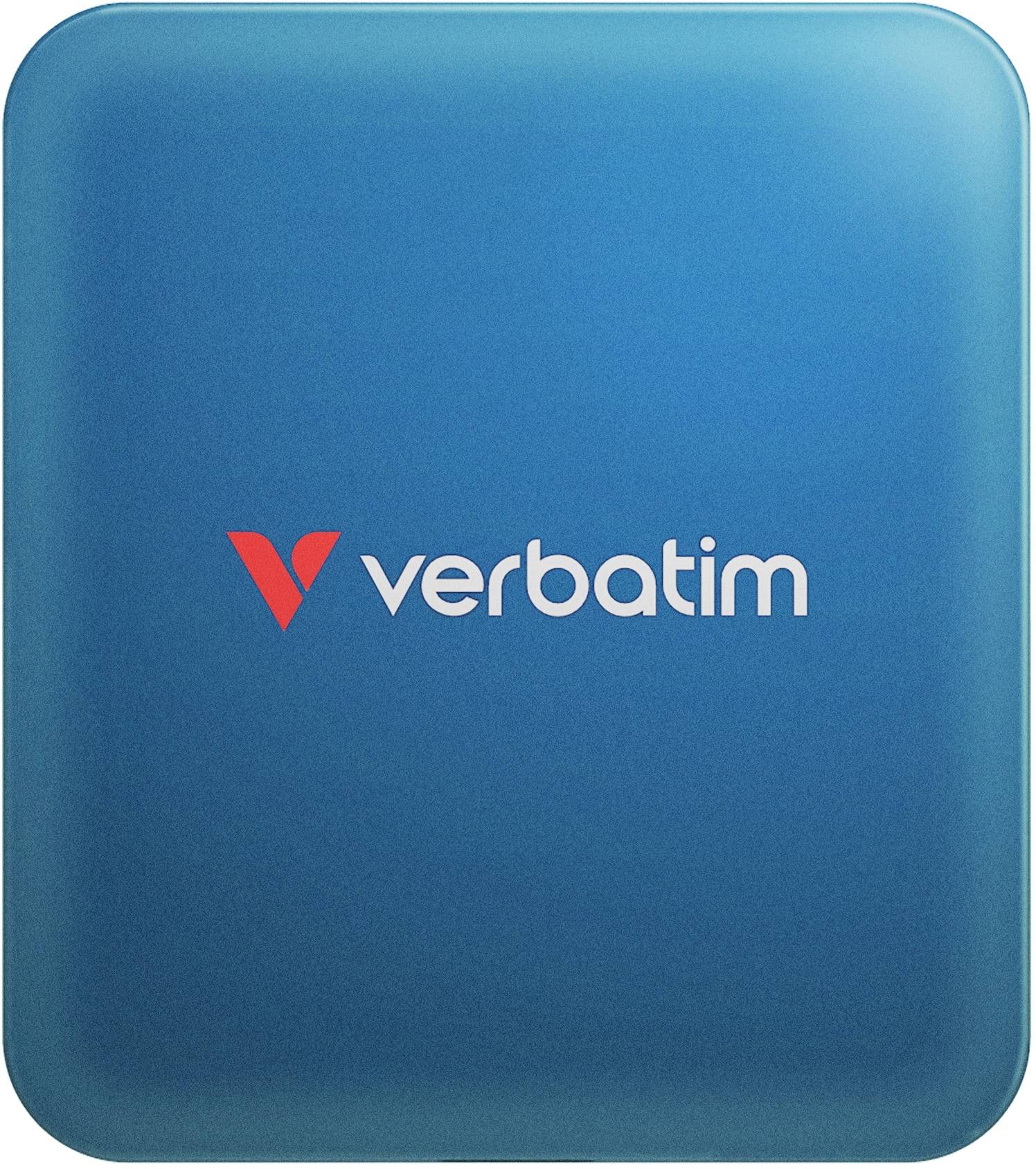 VERBATIM Externe SSD SnapBack 1TB Blue Metallic