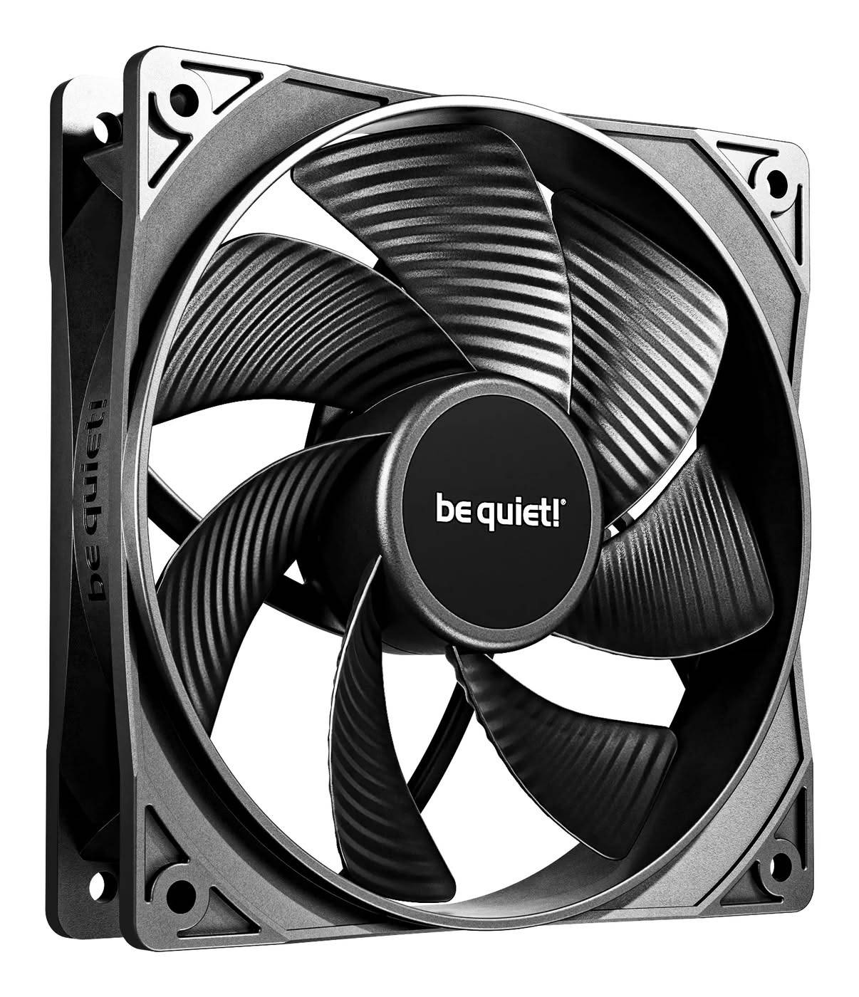 be quiet! Pure Wings 3 120 mm PWM Reverse Triple Pack Black, Ventilator, 12 cm, 1500 RPM, 80 m³/h, Schwarz