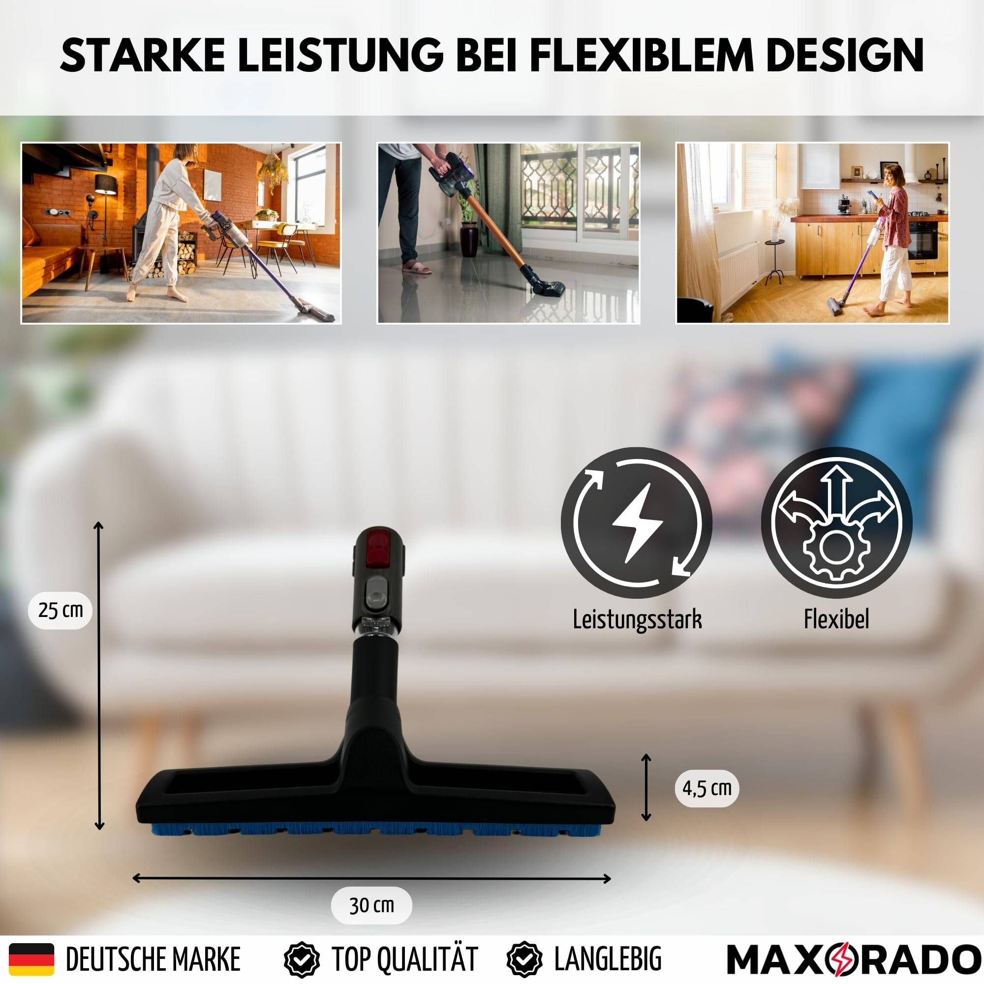 Parkettdüse Düse Ersatzteil für Dyson Big Ball 1 2 BigBall Cinetic CY22 CY23 Staubsauger Parkettbürste Hartbodendüse Zubehör