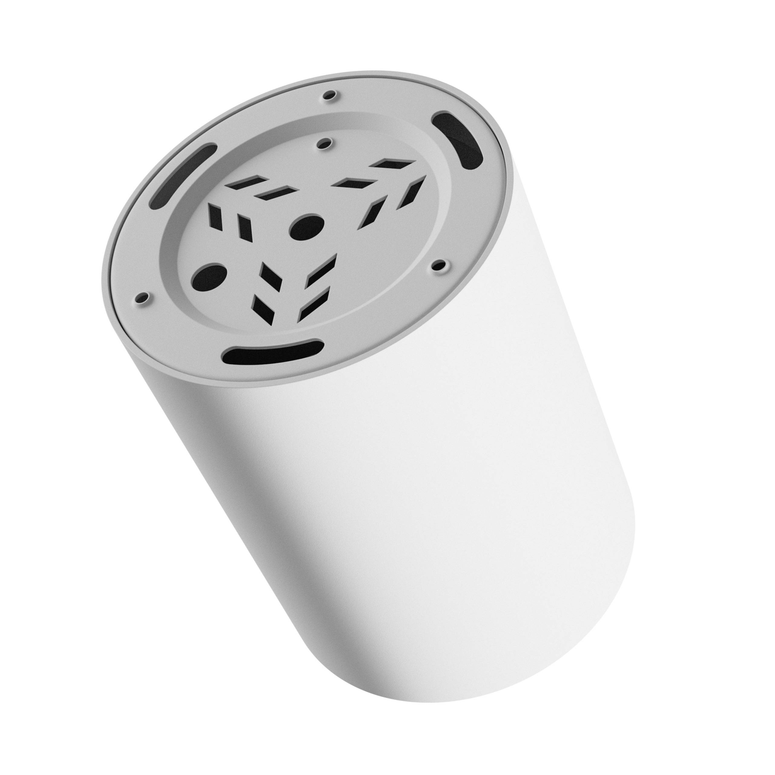 Spectrum LED Orbito Surface Deckenleuchte 14-27W rund 40° DIP SWITCH 3000lm weiß IP44 Aufbau UGR>19 Warmweiß 3000K