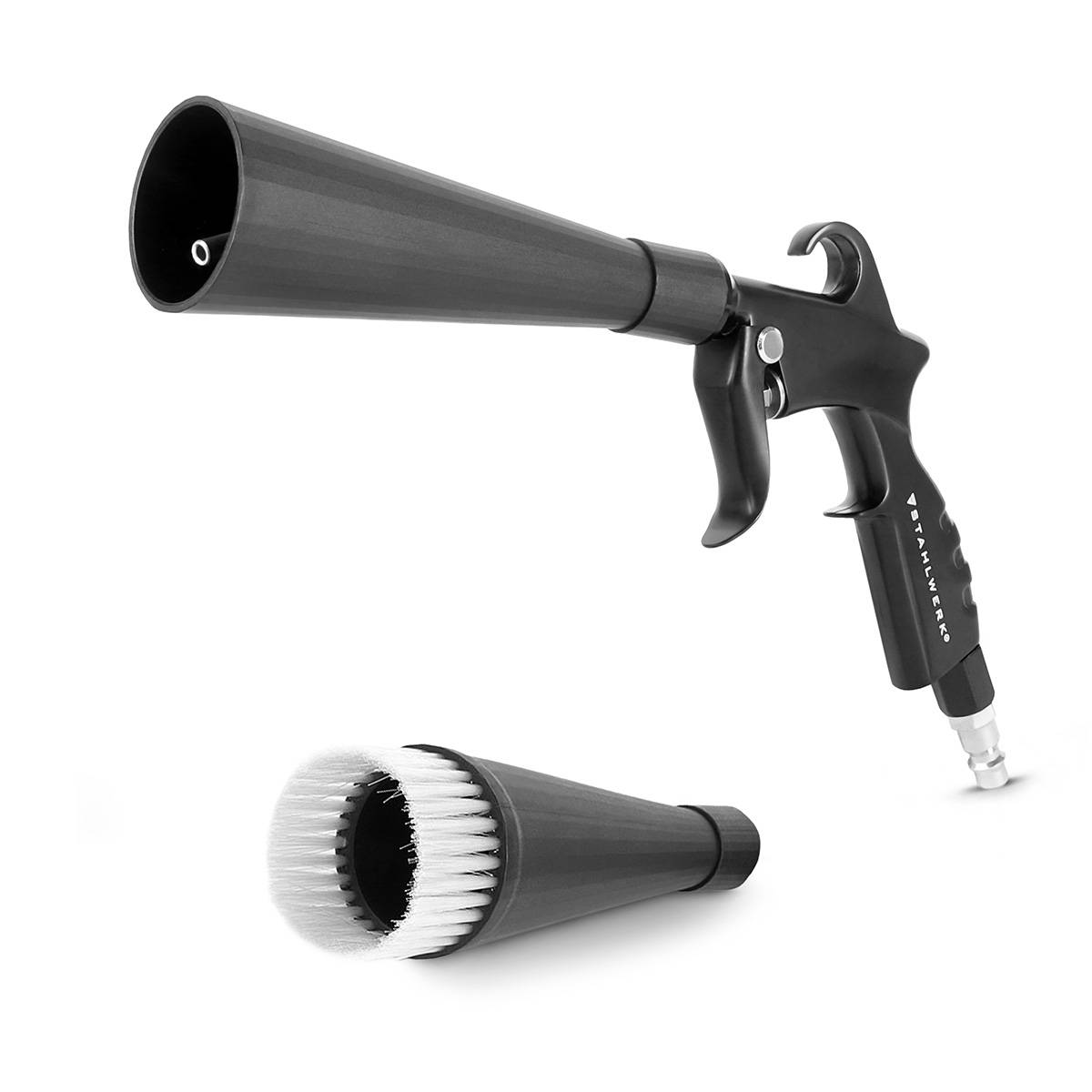 STAHLWERK Trockenreinigungspistole Metallrotationsdüse Tornadoeffekt