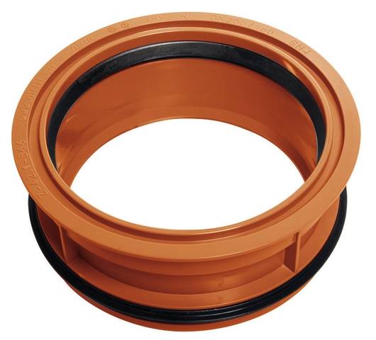 airfit PP-Abwasser-Innen-ReduzierstückDN 200/160,f. erdverlegte Rohre,rotbraun