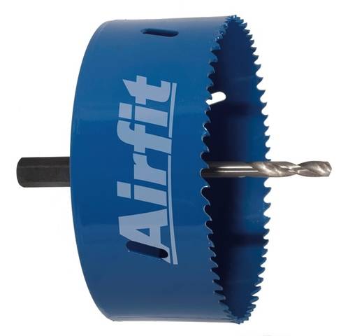 airfit Kreisschneider 121mm,HSS-Bimetallmit Aufnahme, für Kunststoff u. Metall