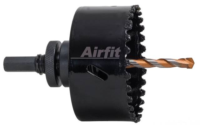 airfit Kreisschneider 86mm, Hartmetallmit Aufnahme, für Steinzeugrohr