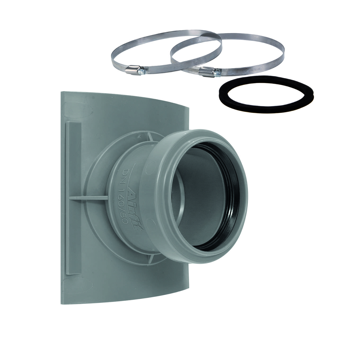 airfit Sattel-Abzweig DN 160x90incl. 2 Befestigungsschellen, W2