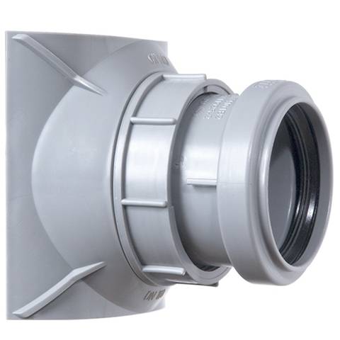 airfit Schraubabzweig DN 90/50grau , Z-42.1-603