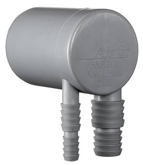 airfit coude double DN 50 pour machine à laver et sèche-linge à condensation