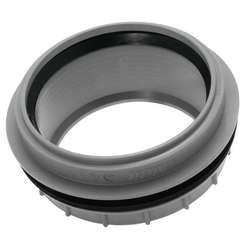 airfit Anschraub-Muffe DN 110, grauRohranschluss für Behälter