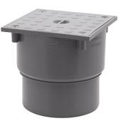 bouchon de nettoyage airfit avec plaque en acier inoxydable DN 125 ou DN 110