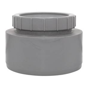 airfit Endstopfen DN 160mit Schraubverschlusskappe, grau