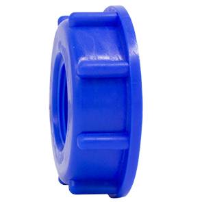 airfit Überwurfmutter 1"AG59mmx6mm, blau
