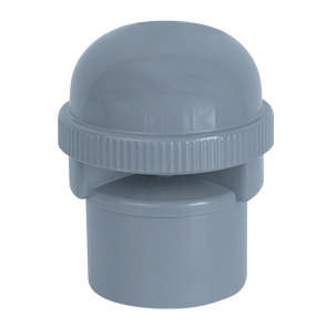 airfit évent de canalisation DN 50 pour tuyau d'évacuation, en PP, gris