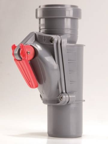 airfit Rückstauverschluss DN 50für senkrechte Montage